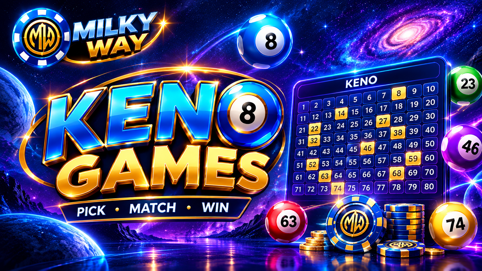 Milky Way Keno games