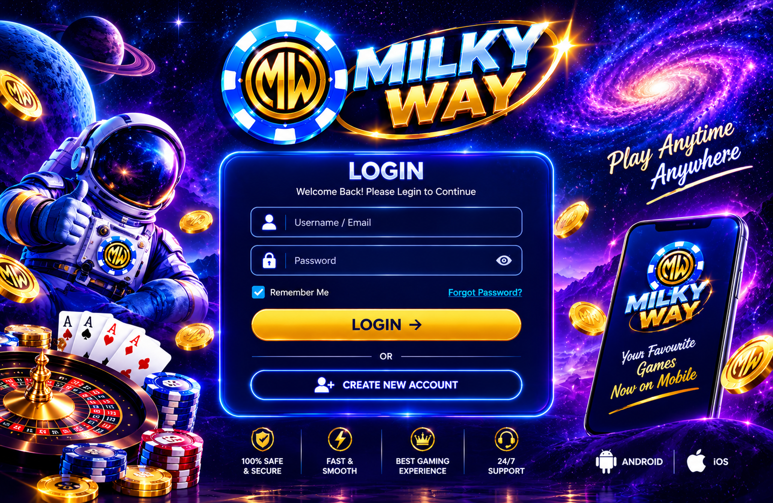 Milky Way Login